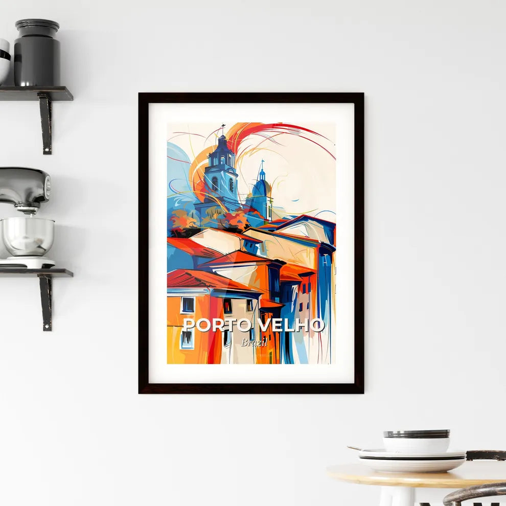 Vibrant Porto Velho, Brazil Framed Print