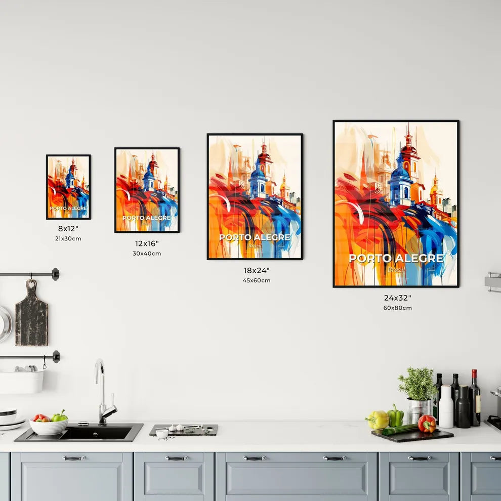 Vibrant Porto Alegre, Brazil Kitchen Art