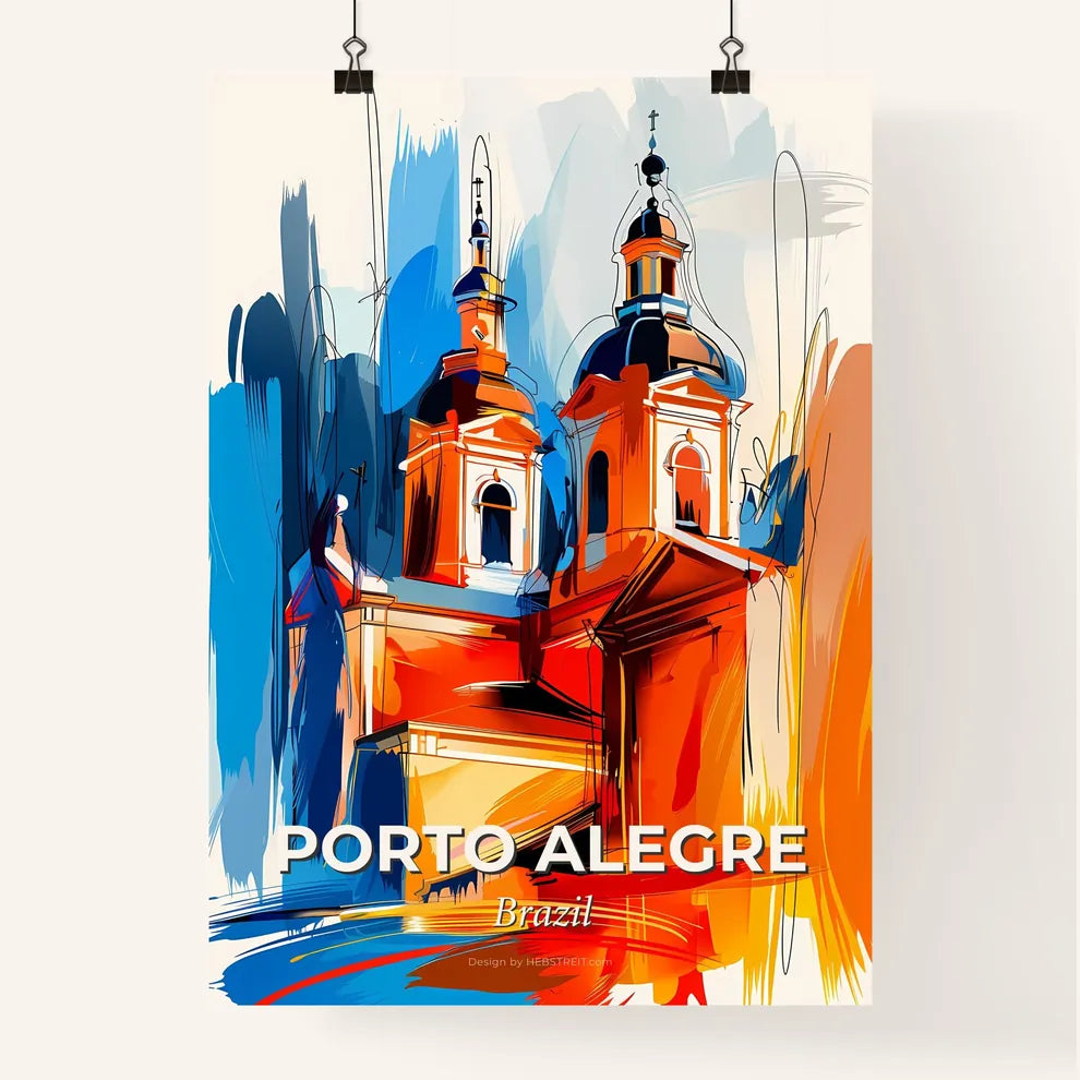 Vibrant Porto Alegre, Brazil Poster