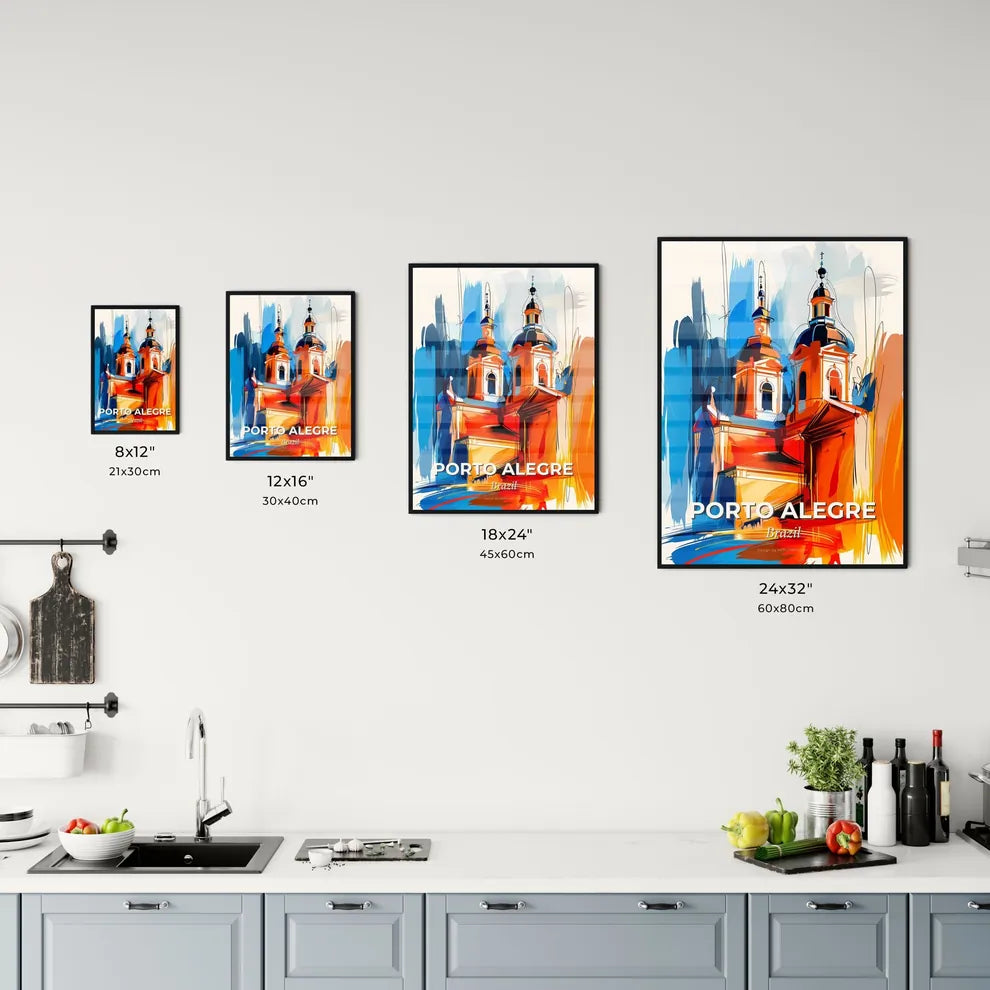 Vibrant Porto Alegre, Brazil Kitchen Art