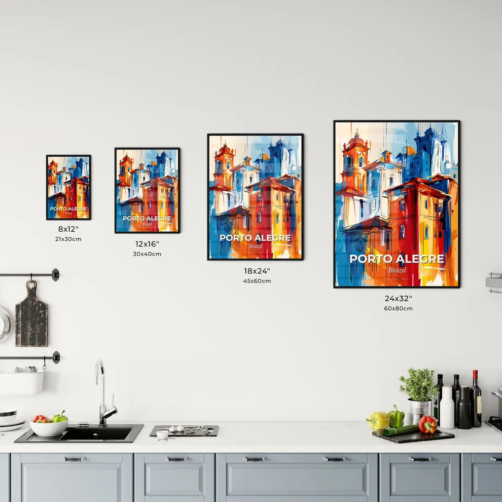 Vibrant Porto Alegre, Brazil Kitchen Art