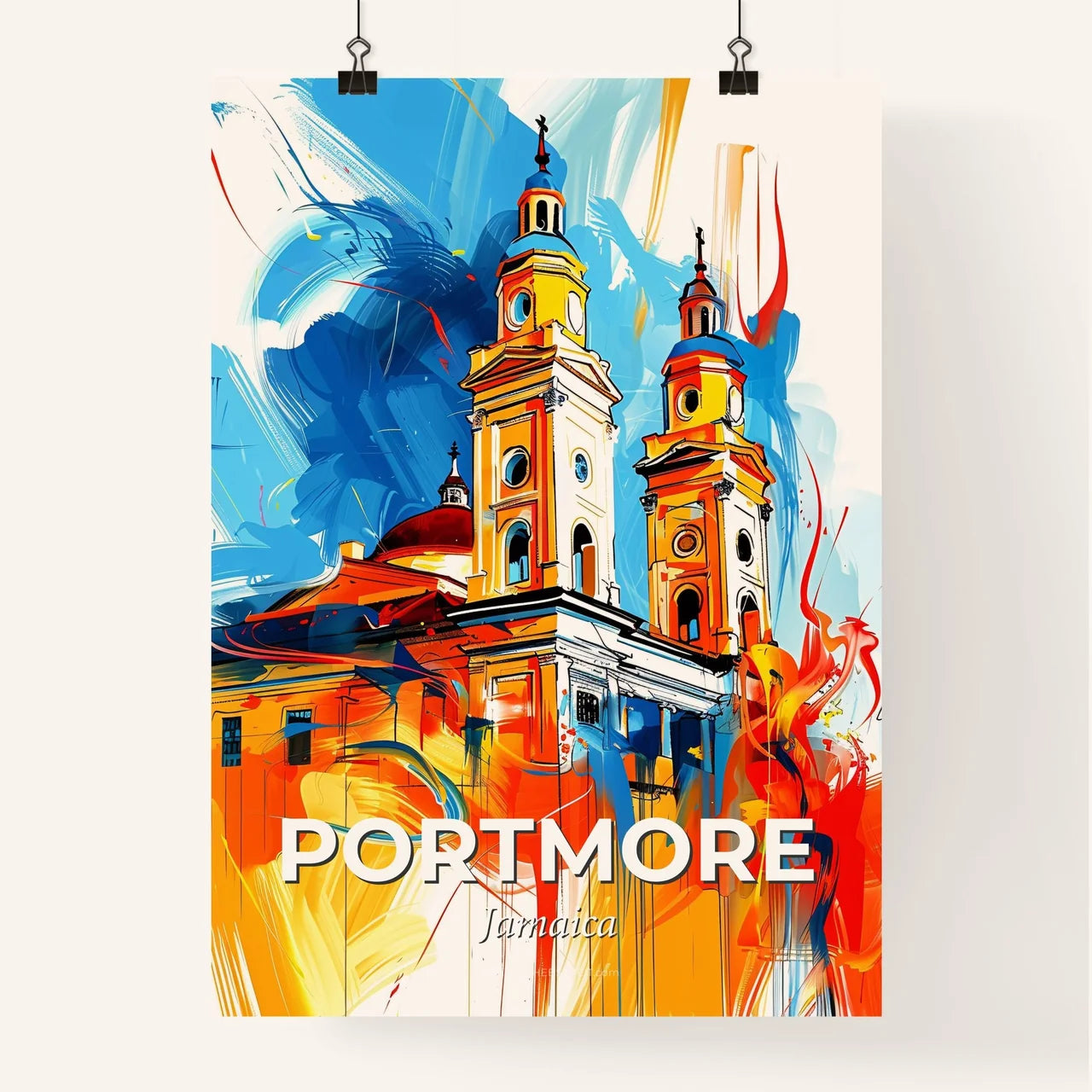 Vibrant Portmore, Jamaica Poster
