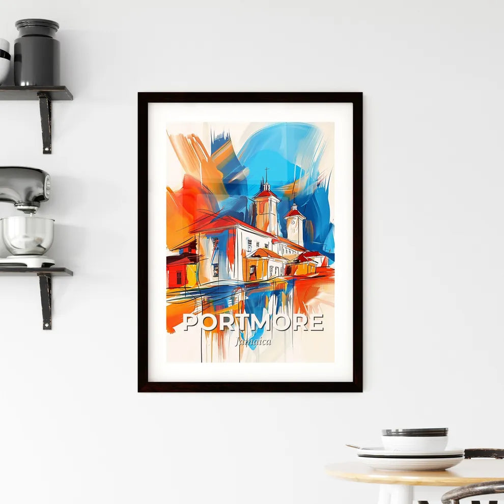 Vibrant Portmore, Jamaica Framed Print