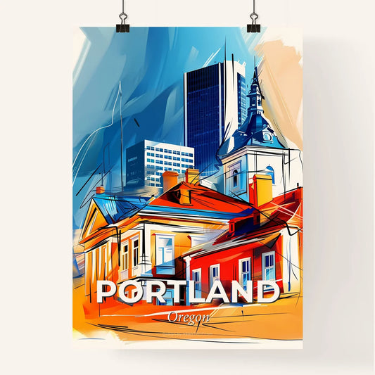 Vibrant Portland, Oregon Poster