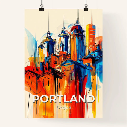 Vibrant Portland, Oregon Poster