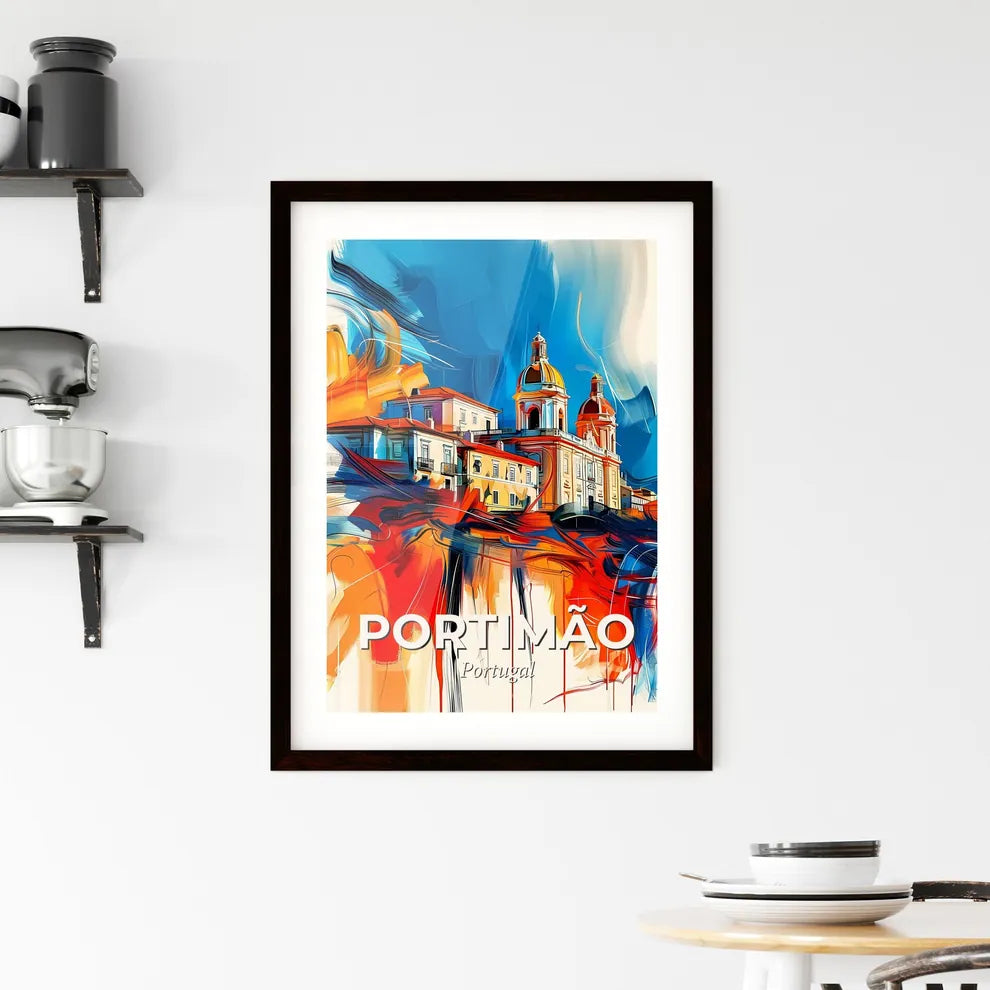 Vibrant Portimão, Portugal Framed Print
