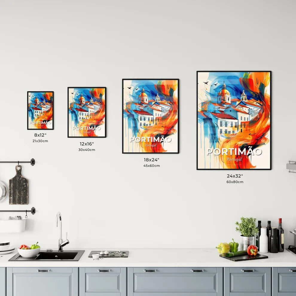 Vibrant Portimão, Portugal Kitchen Art