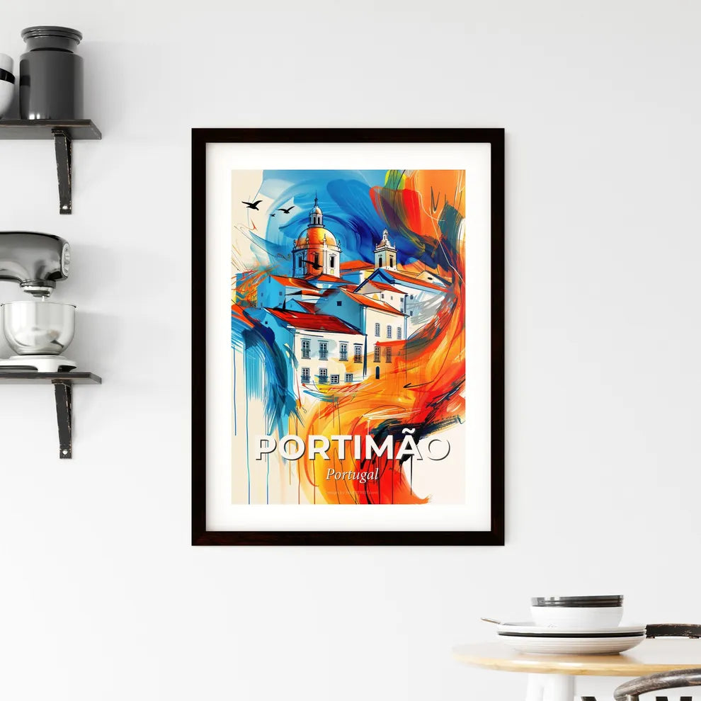 Vibrant Portimão, Portugal Framed Print
