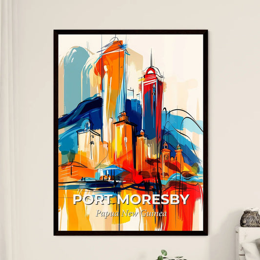 Vibrant Port Moresby, Papua New Guinea Art Print