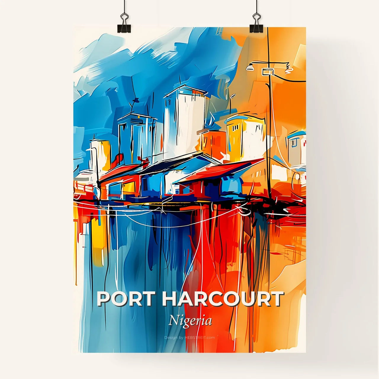 Vibrant Port Harcourt, Nigeria Poster