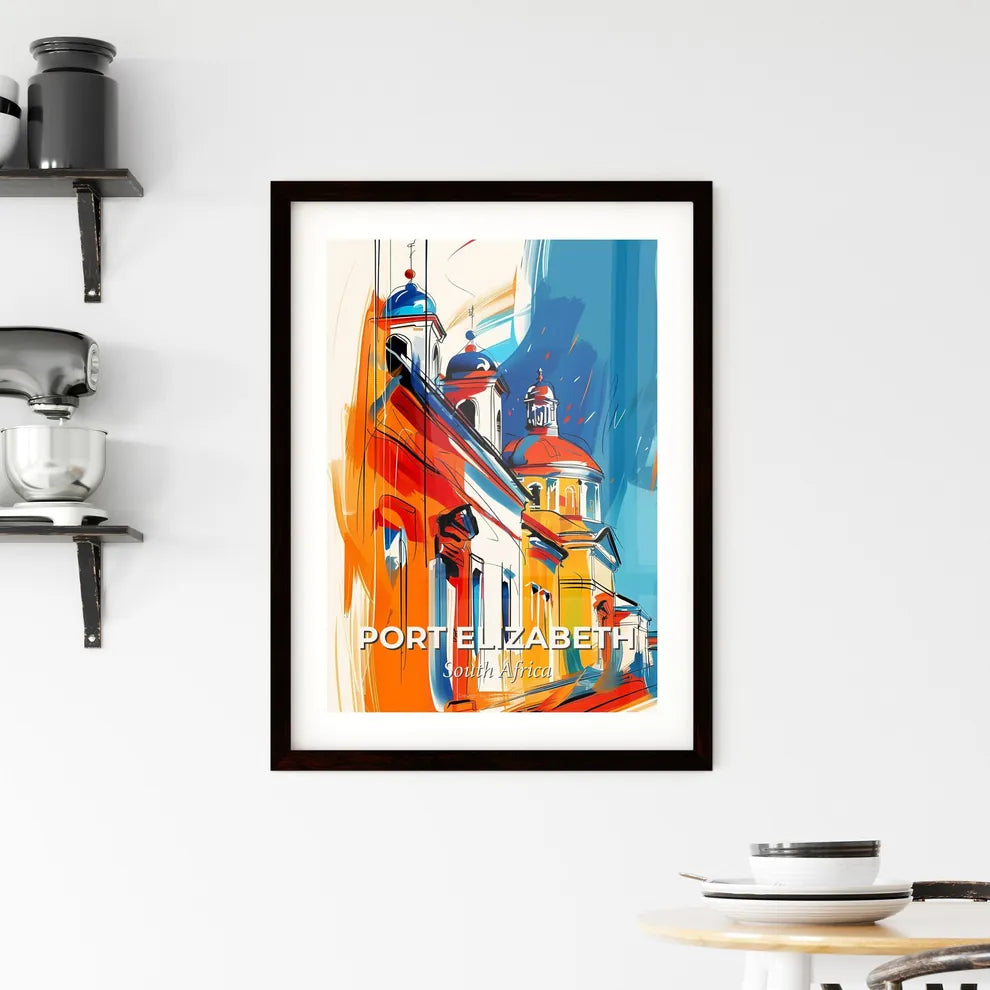 Vibrant Port Elizabeth, South Africa Framed Print