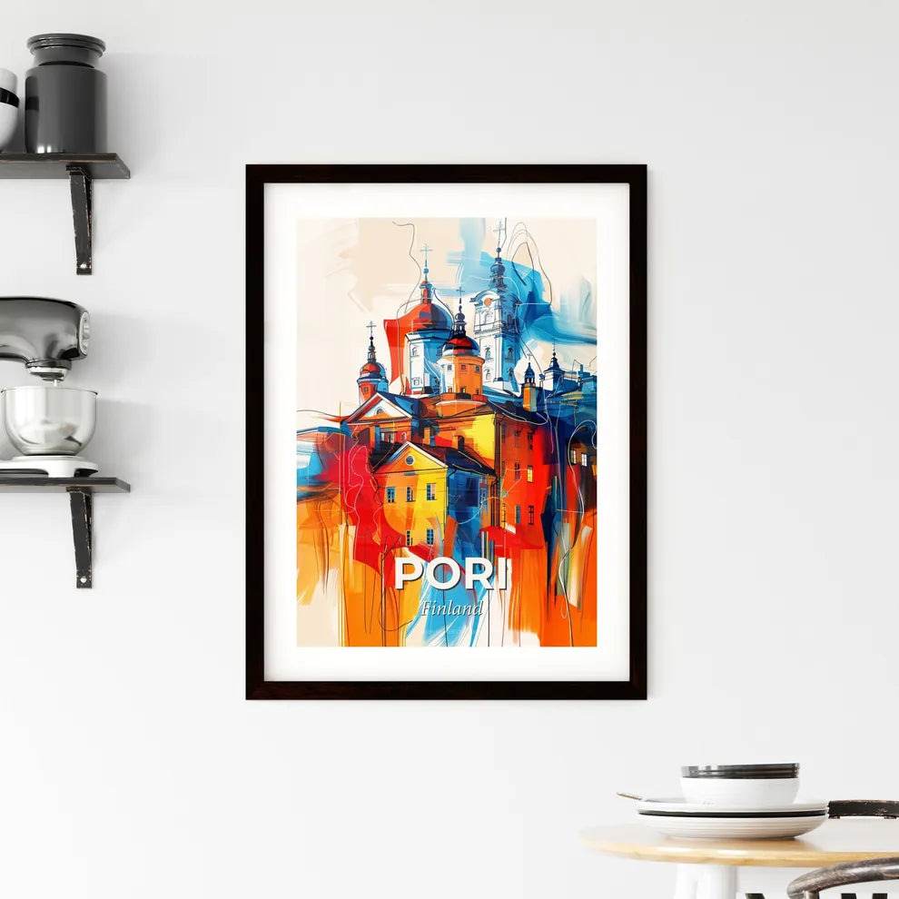 Vibrant Pori, Finland Framed Print