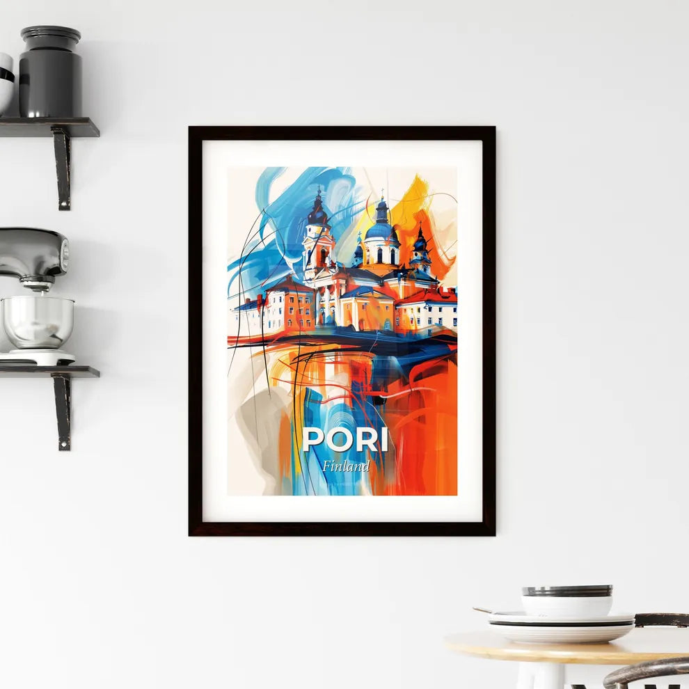 Vibrant Pori, Finland Framed Print