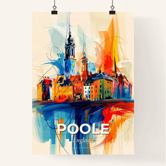 Vibrant Poole, England Poster