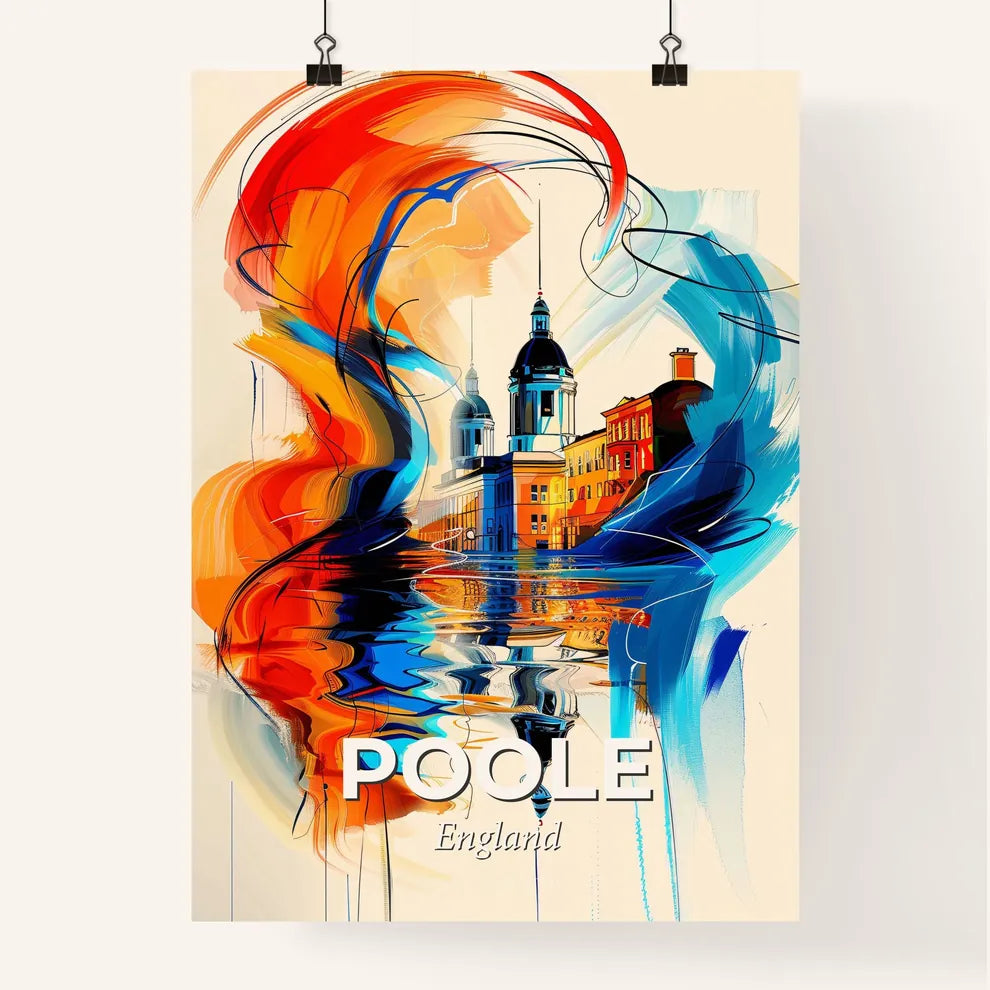 Vibrant Poole, England Poster