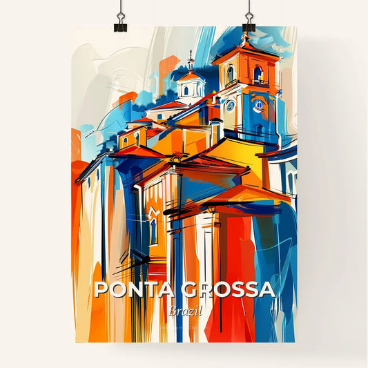 Vibrant Ponta Grossa, Brazil Poster
