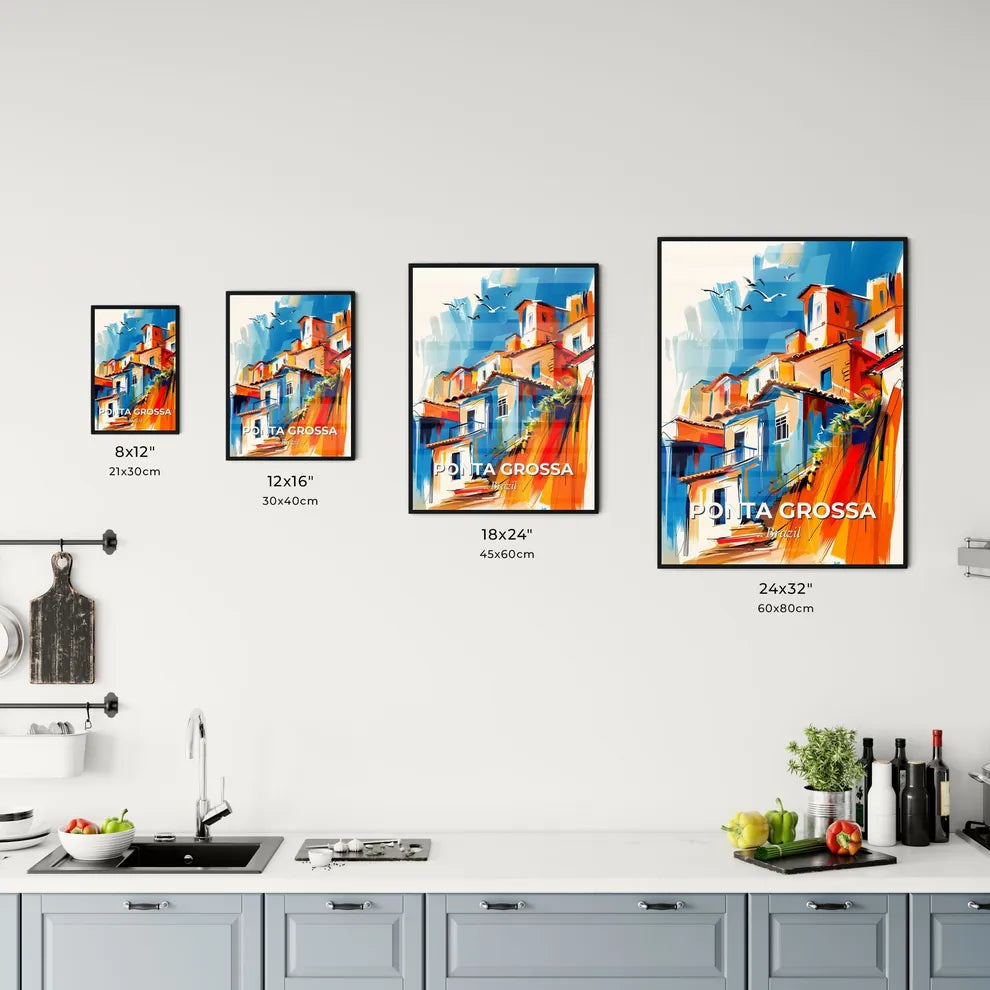 Vibrant Ponta Grossa, Brazil Kitchen Art