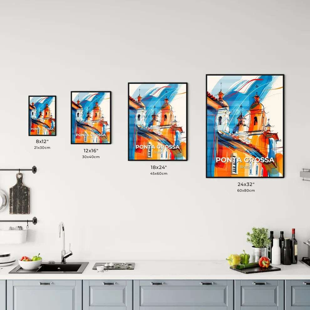 Vibrant Ponta Grossa, Brazil Kitchen Art