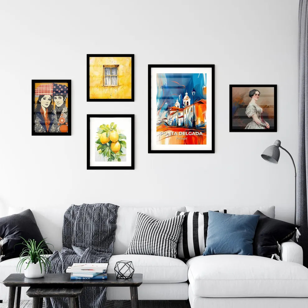Vibrant Ponta Delgada, Portugal Wall Art Collection
