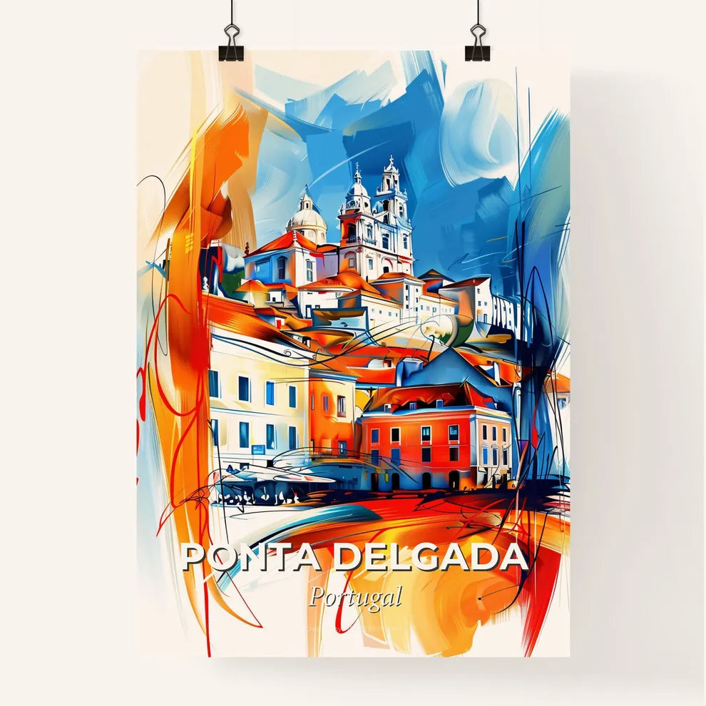 Vibrant Ponta Delgada, Portugal Poster