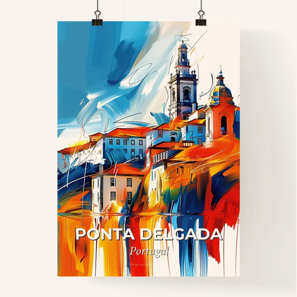 Vibrant Ponta Delgada, Portugal Poster