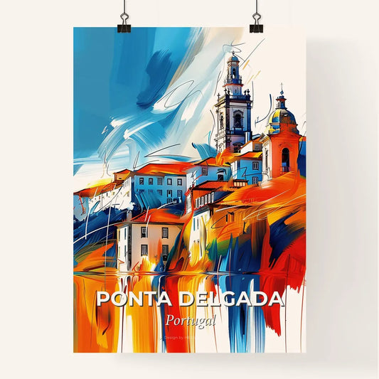 Vibrant Ponta Delgada, Portugal Poster