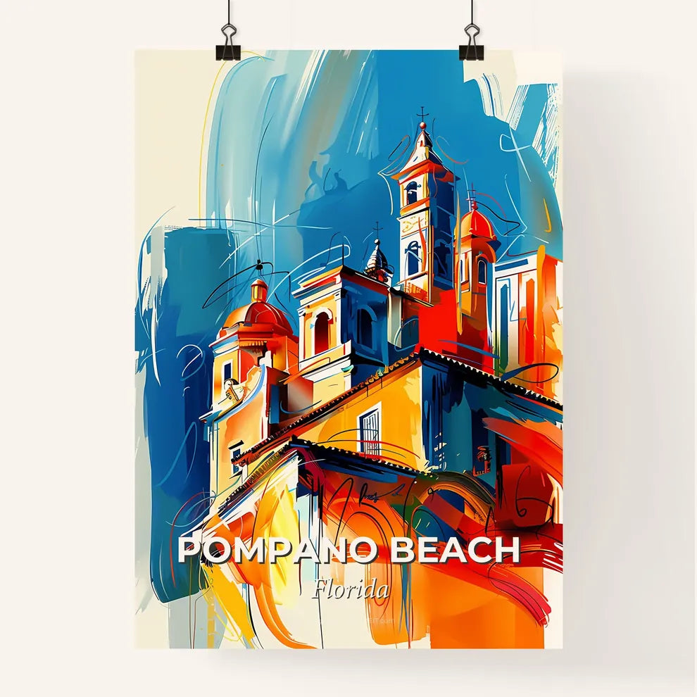 Vibrant Pompano Beach, Florida Poster