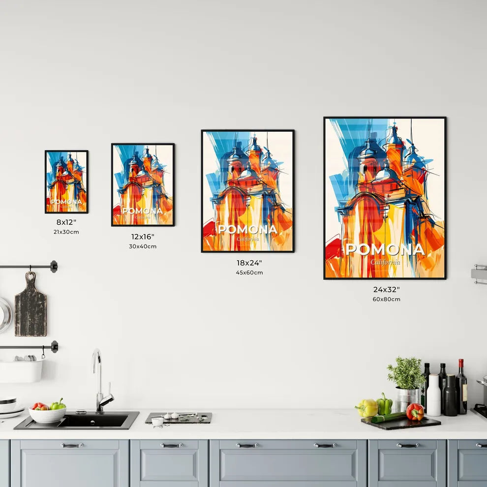 Vibrant Pomona, California Kitchen Art