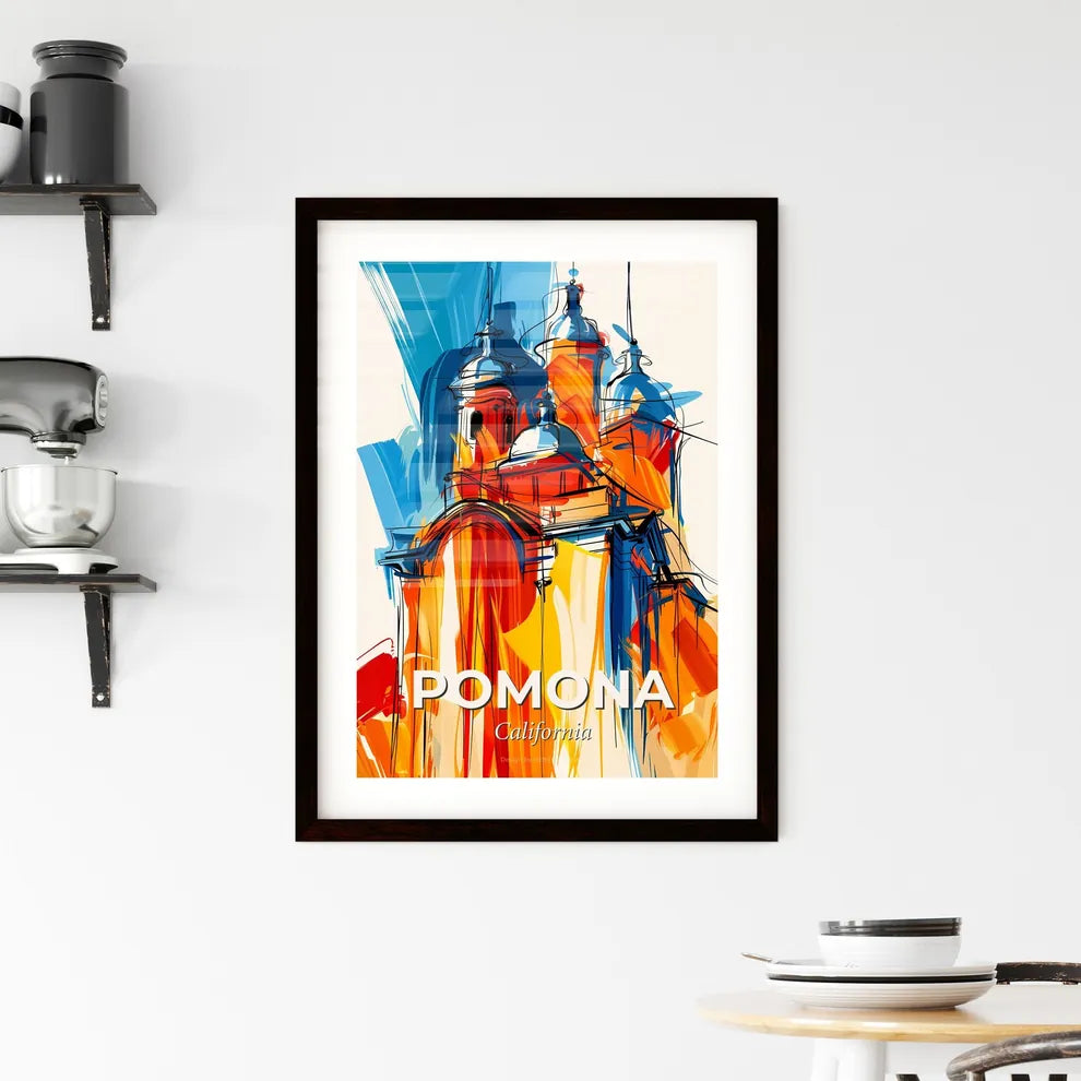 Vibrant Pomona, California Framed Print