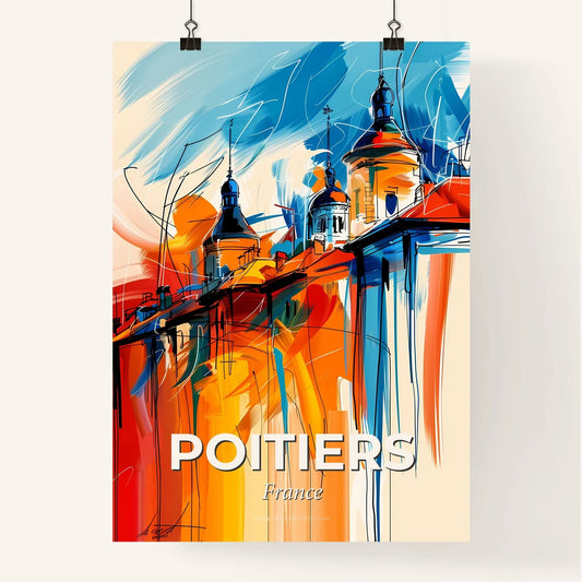 Vibrant Poitiers, France Poster