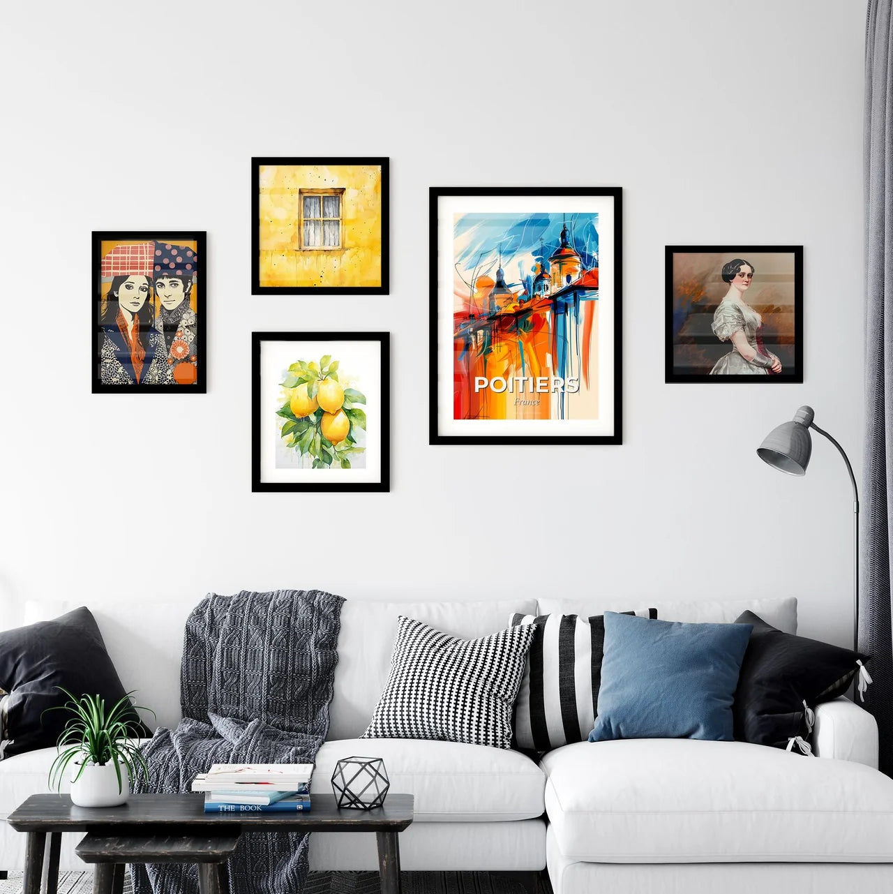 Vibrant Poitiers, France Wall Art Collection