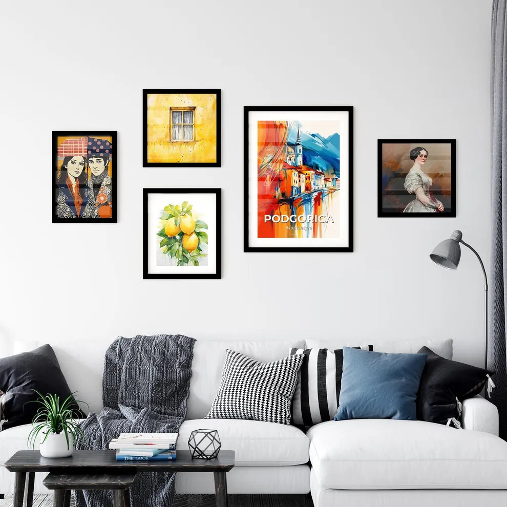 Vibrant Podgorica, Montenegro Wall Art Collection