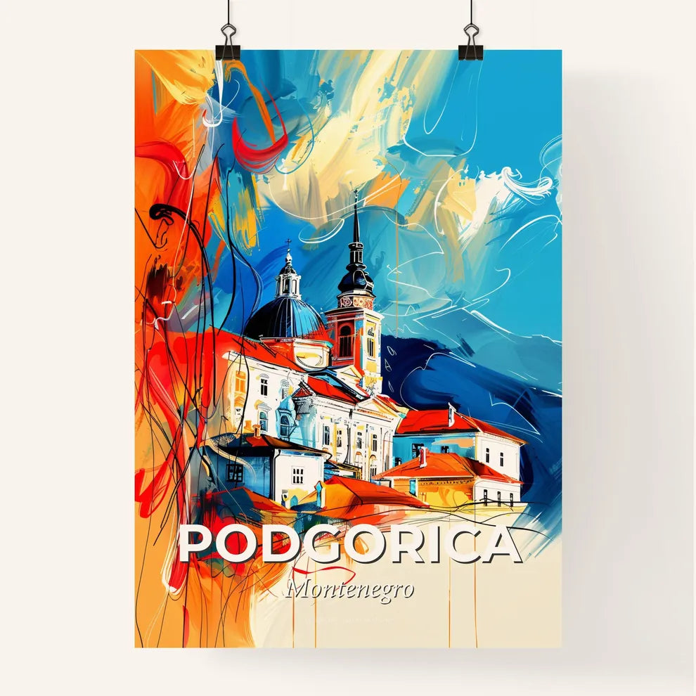 Vibrant Podgorica, Montenegro Poster