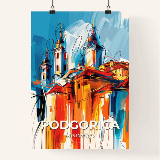 Vibrant Podgorica, Montenegro Poster