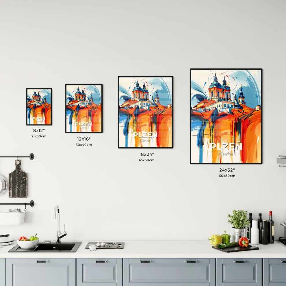 Vibrant Plzeň, Czechia Kitchen Art