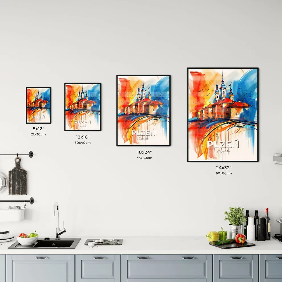 Vibrant Plzeň, Czechia Kitchen Art