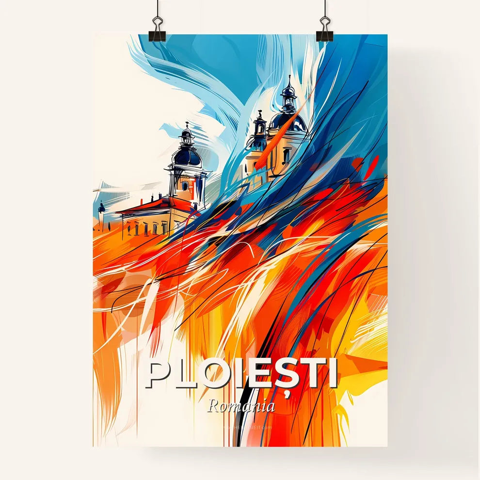 Vibrant Ploiești, Romania Poster