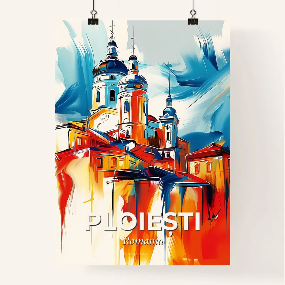Vibrant Ploiești, Romania Poster