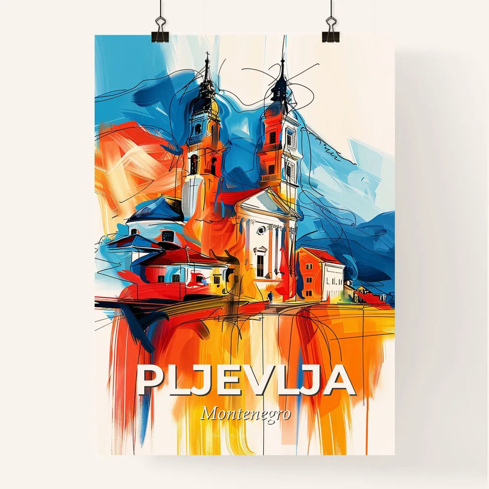 Vibrant Pljevlja, Montenegro Poster