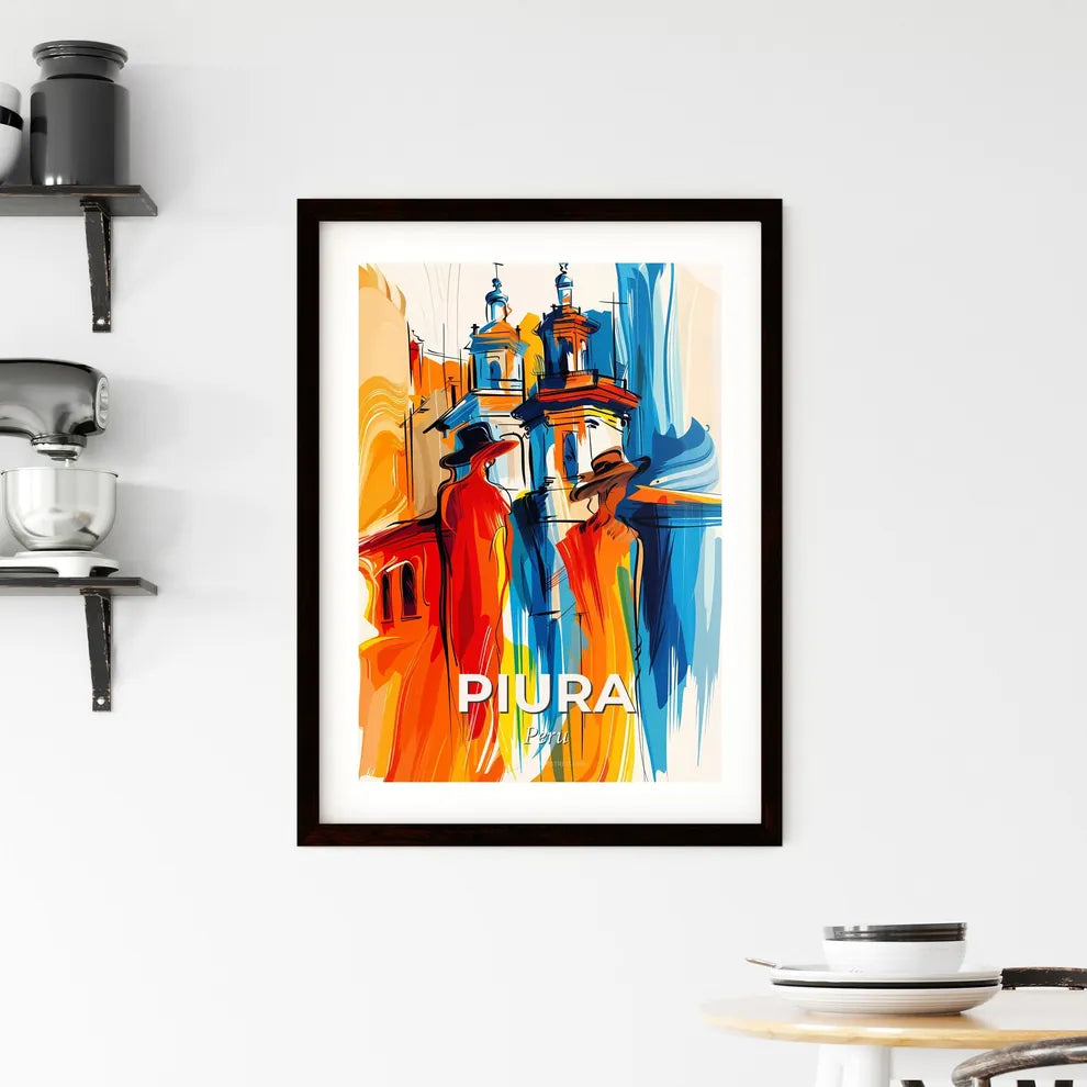 Vibrant Piura, Peru Framed Print