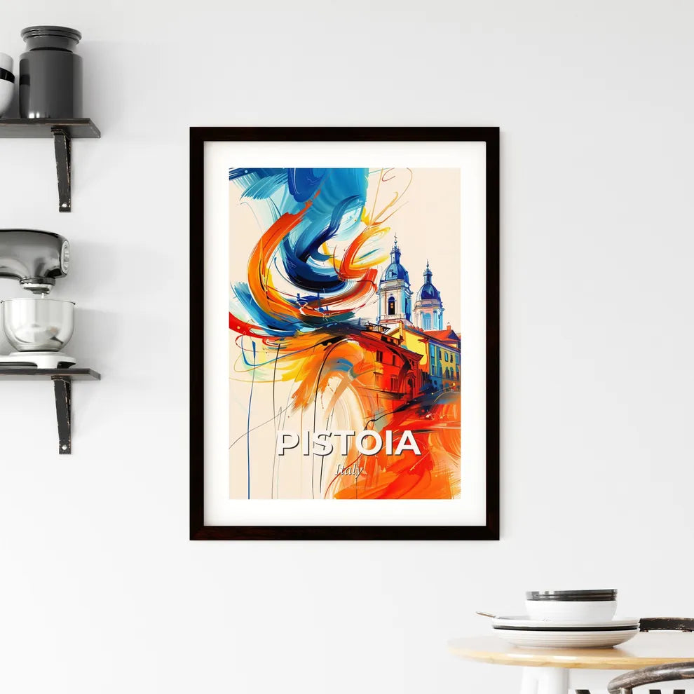 Vibrant Pistoia, Italy Framed Print