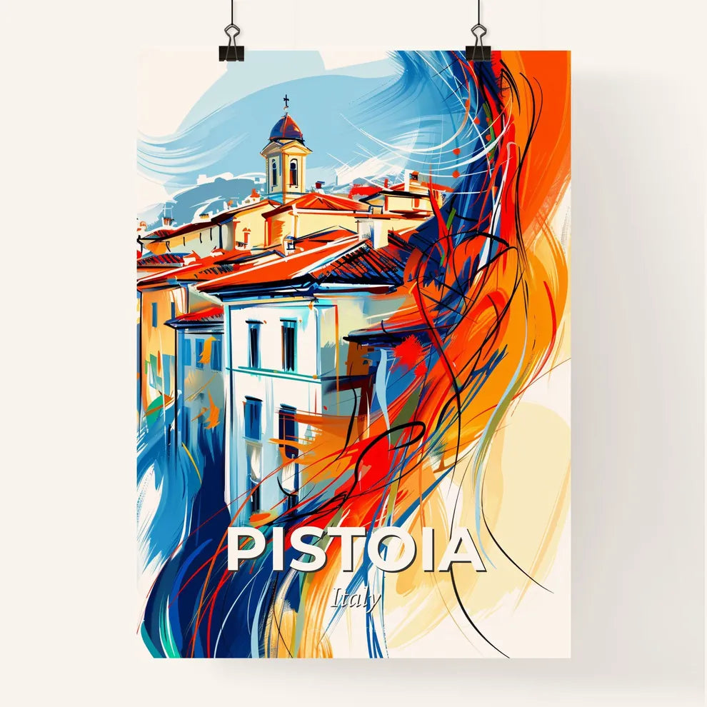 Vibrant Pistoia, Italy Poster