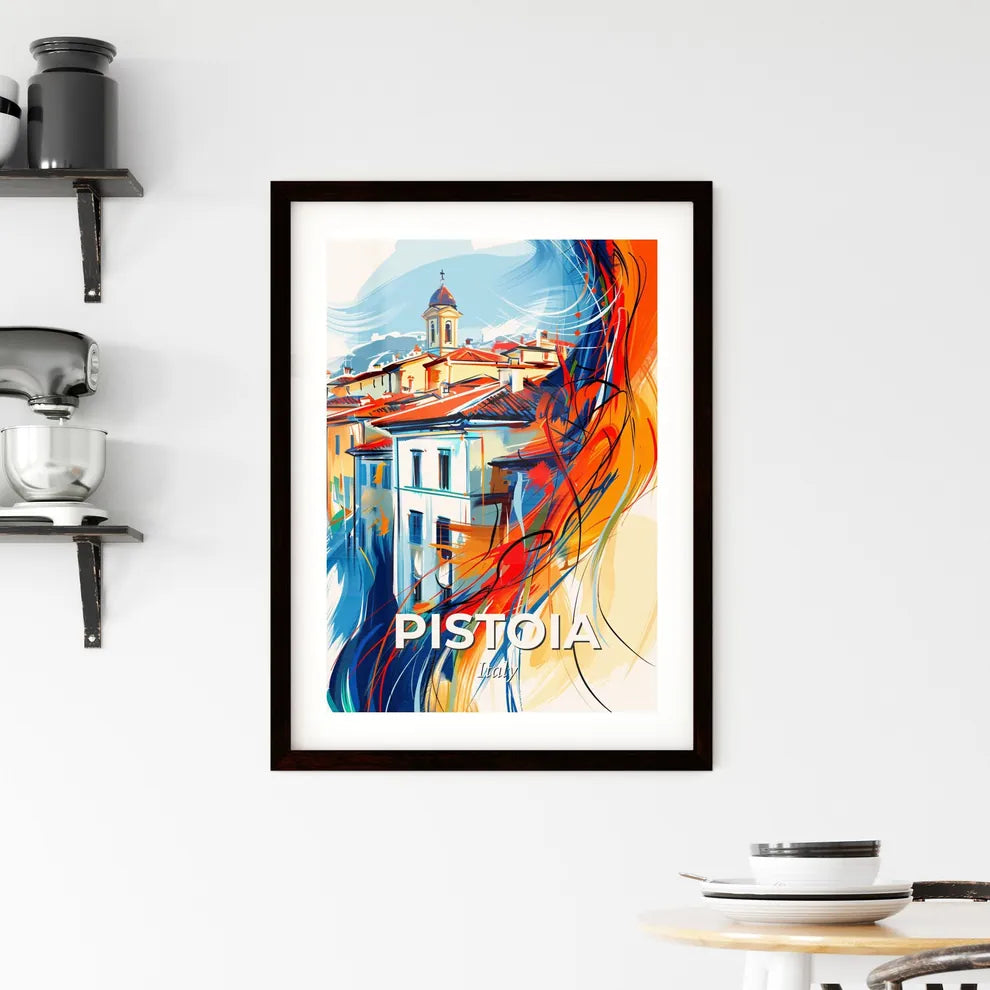 Vibrant Pistoia, Italy Framed Print
