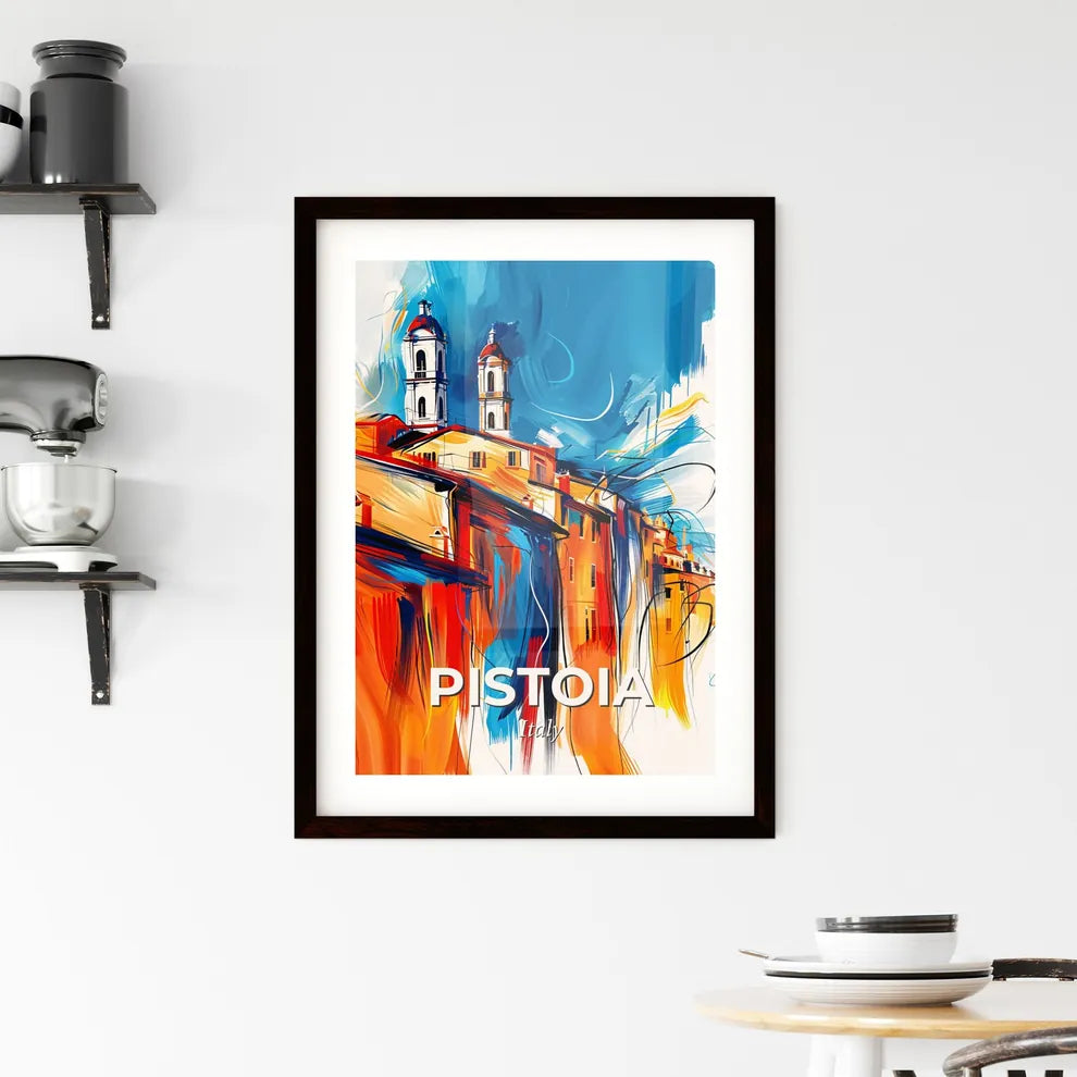 Vibrant Pistoia, Italy Framed Print