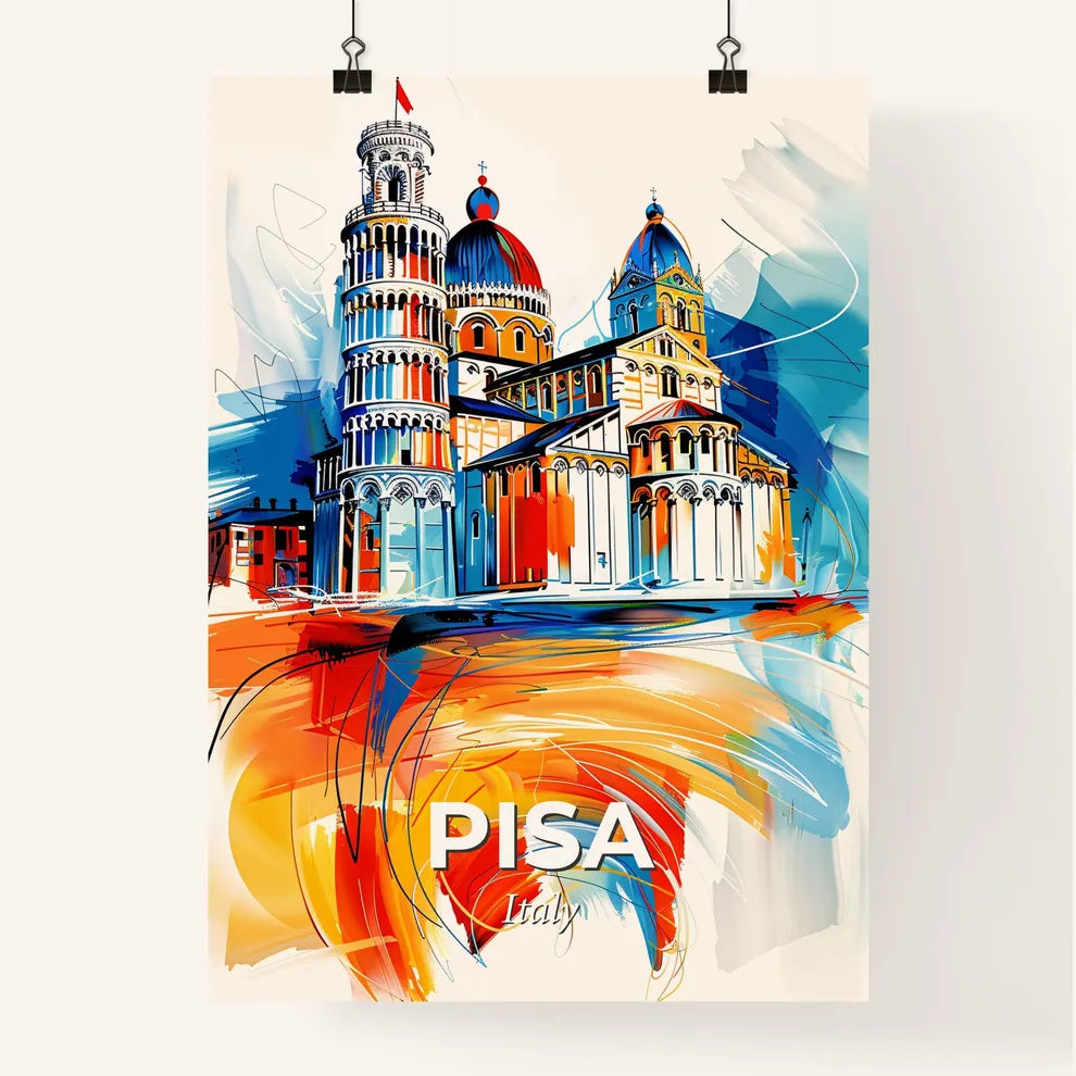 Vibrant Pisa, Italy Poster