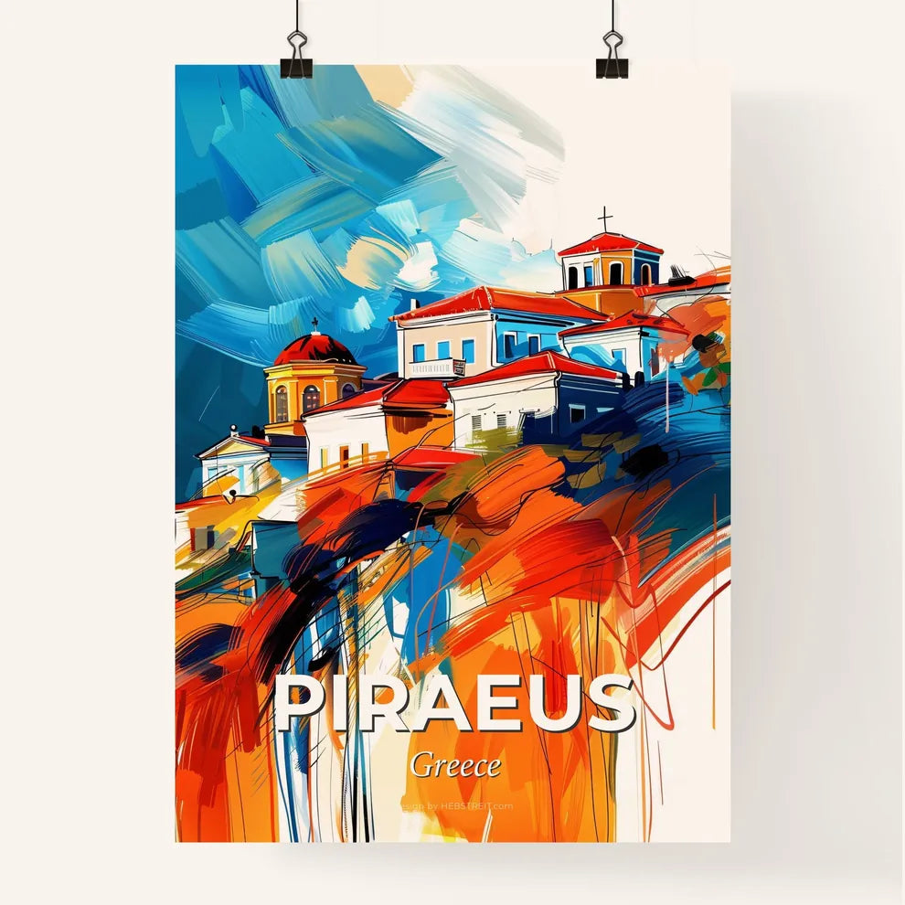 Vibrant Piraeus, Greece Poster