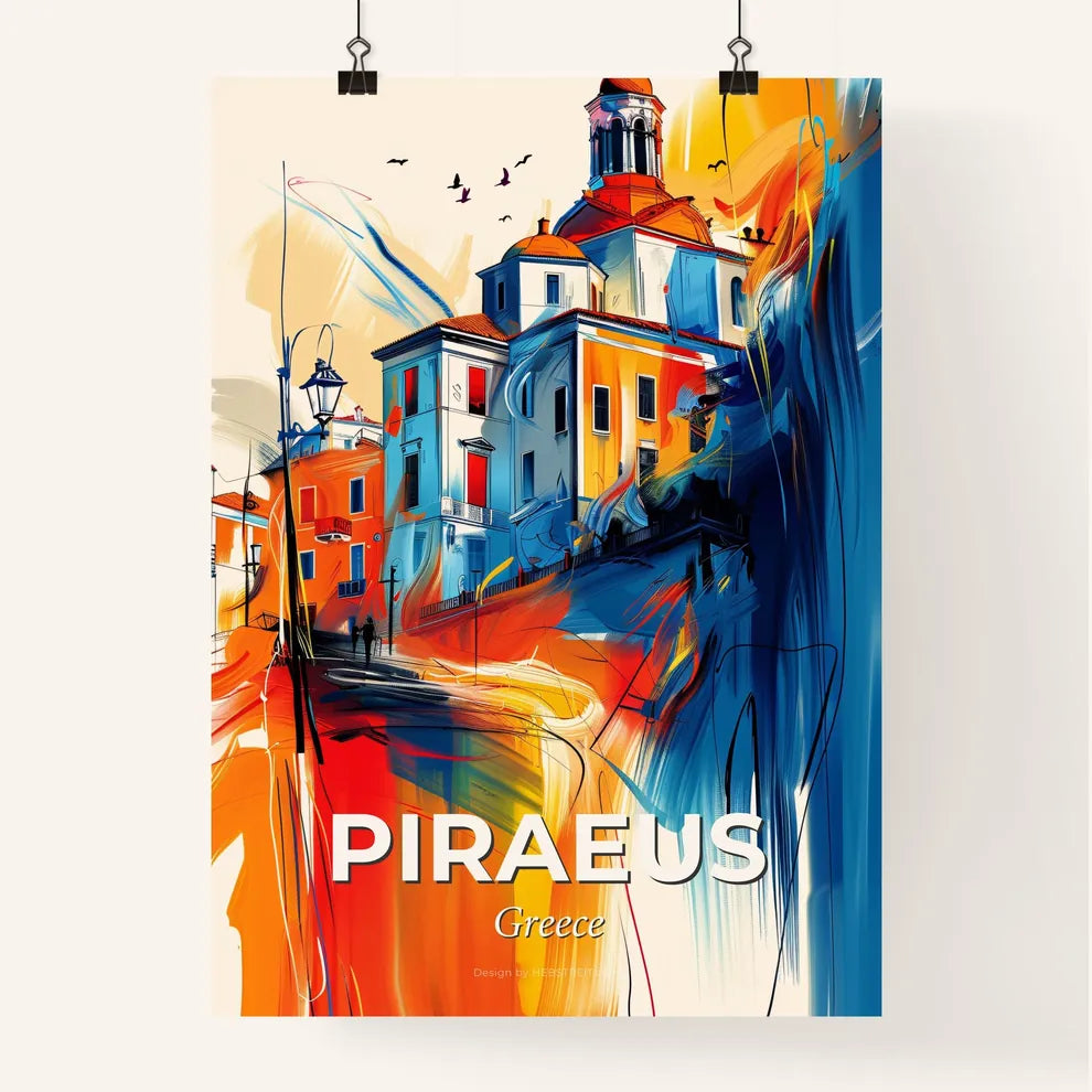 Vibrant Piraeus, Greece Poster