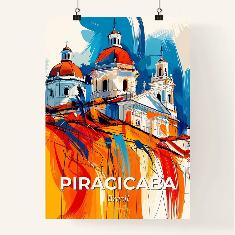 Vibrant Piracicaba, Brazil Poster
