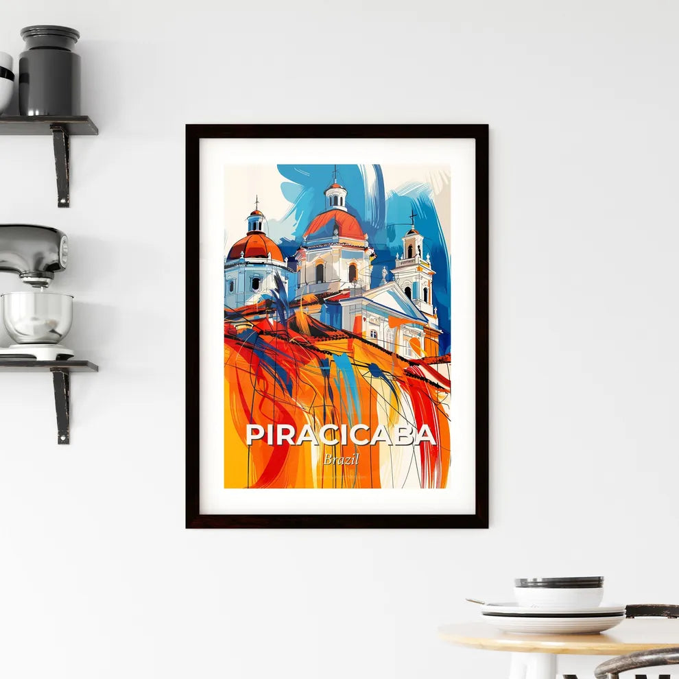 Vibrant Piracicaba, Brazil Framed Print