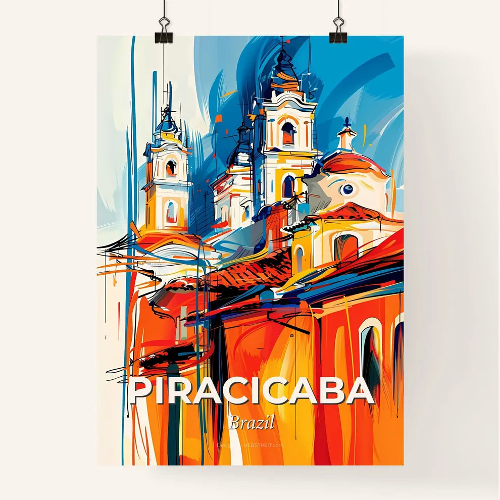 Vibrant Piracicaba, Brazil Poster